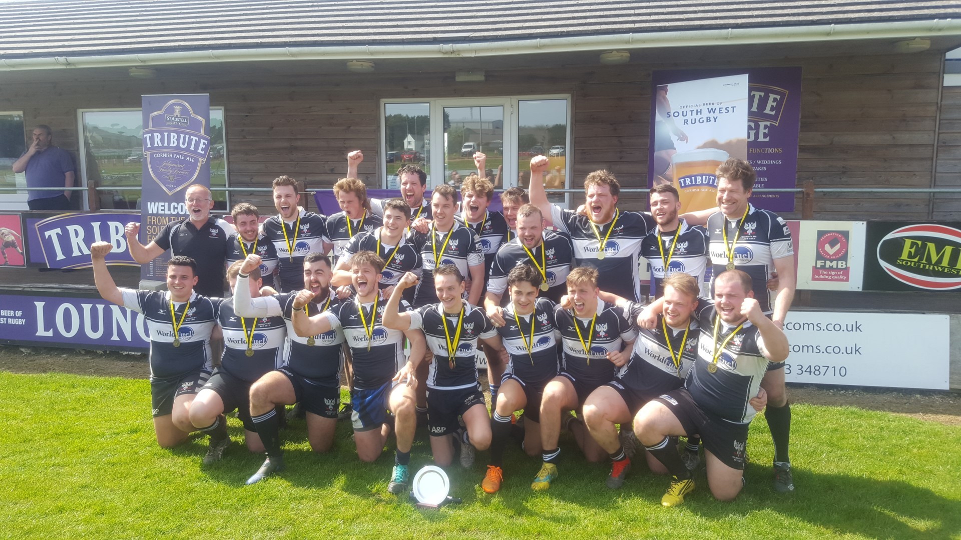 Falmouth Rugby Club Falmouth second team win plate final